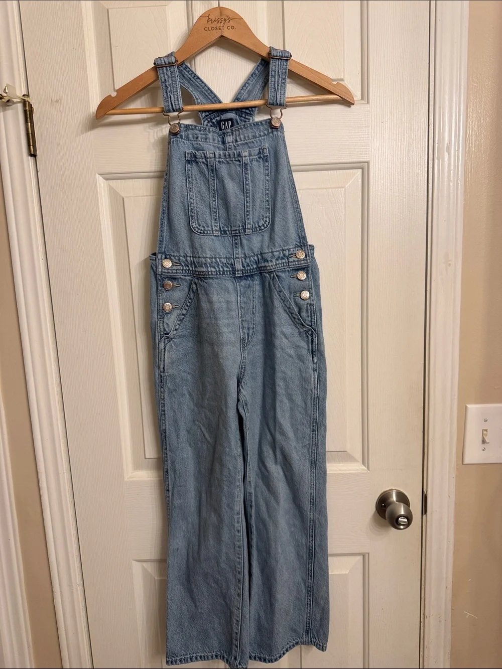GAP Light Blue Denim Overalls